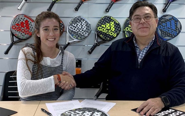 Martita Ortega renovación Adidas Padel
