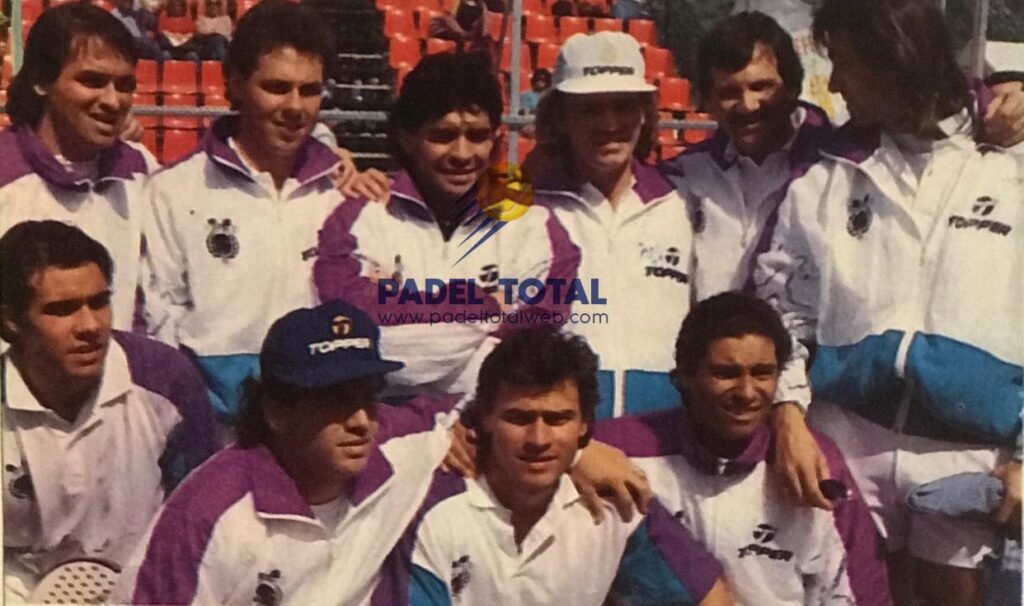 Maradona Mundial de Padel 1992 Madrid -Sevilla