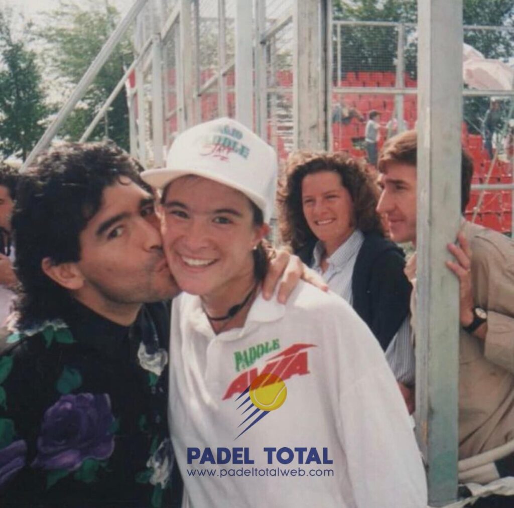 Maradona y la China Mazzuchi España 1992