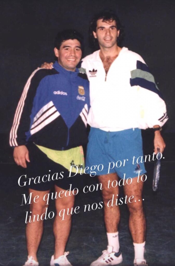 Maradona y Nito Brea