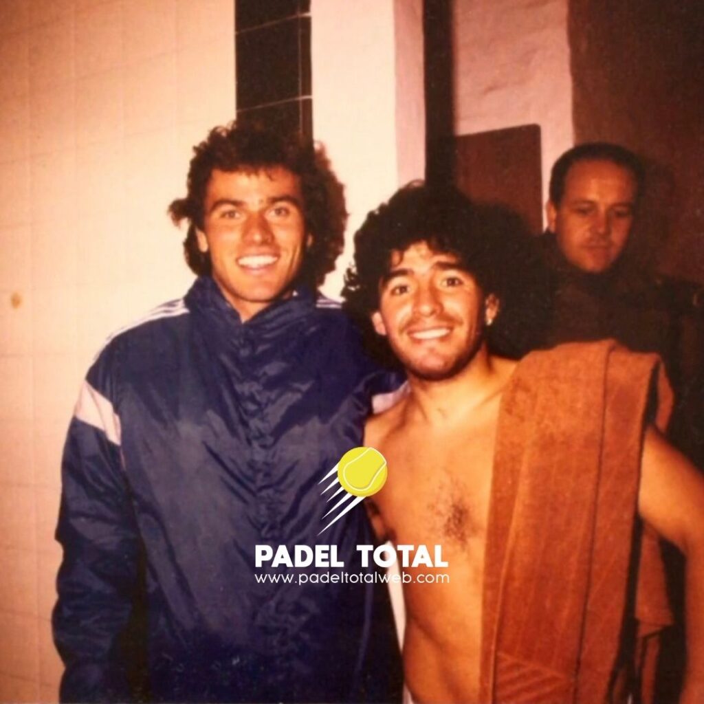 Maquirriain y Maradona